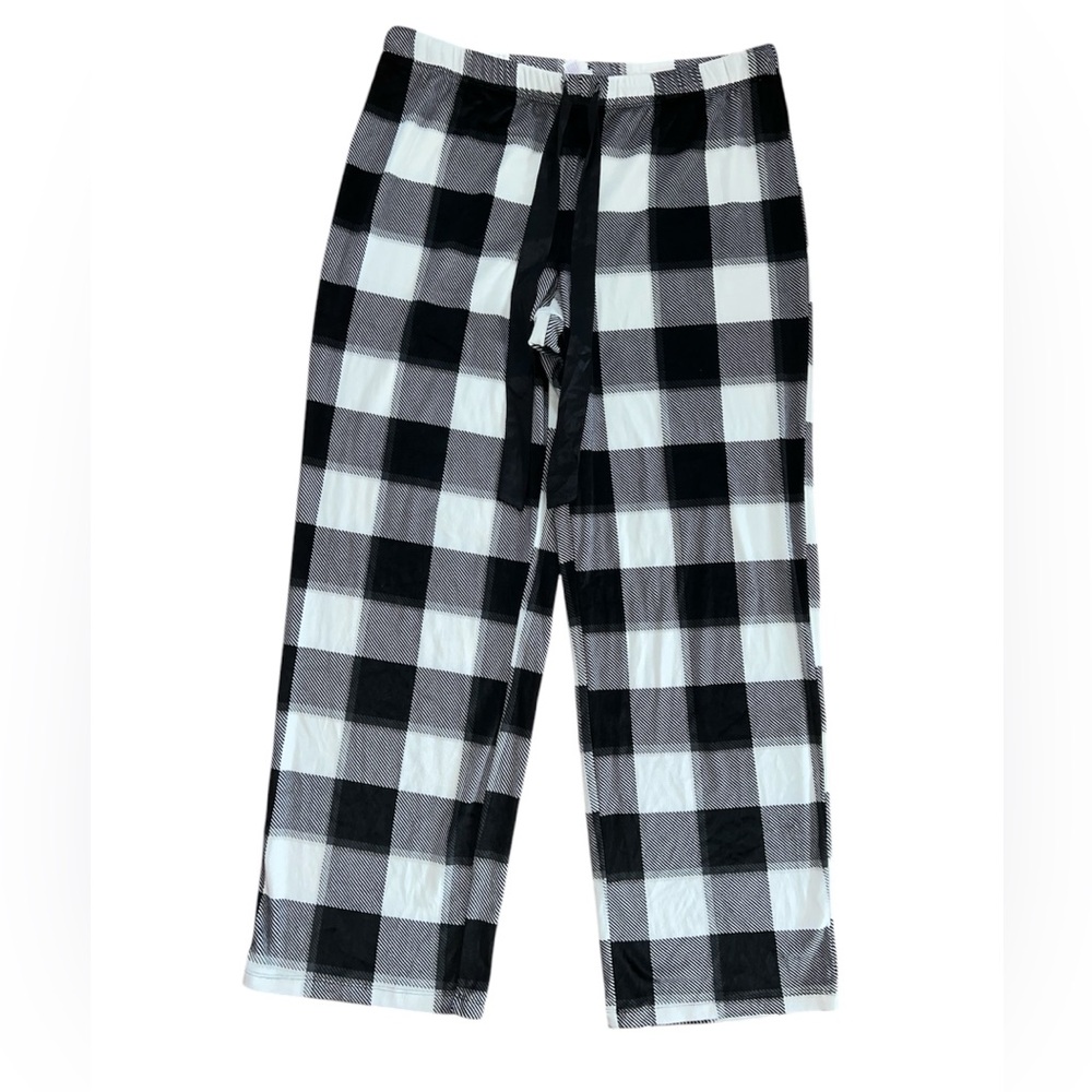 Black and White Checkered Pants